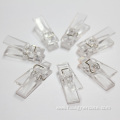 Mini Plastic Transparent Clip